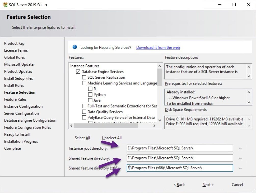 SQL Server 2019 - Feature Selection SQL Server 2019 - Feature Selection