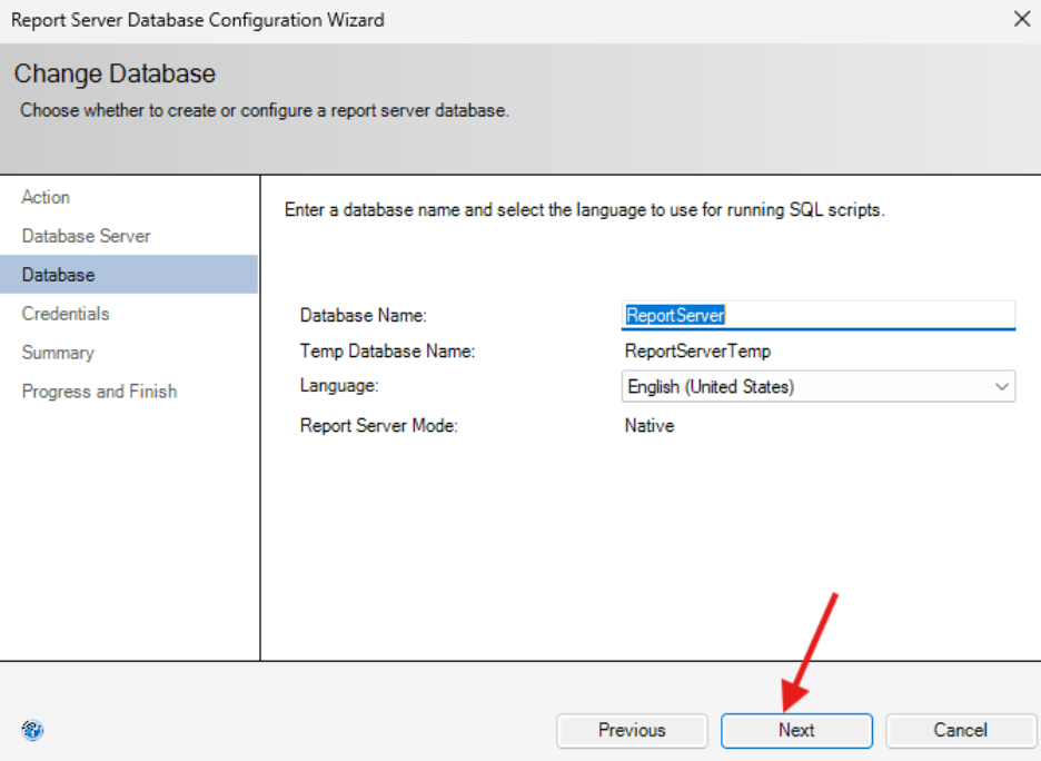 SSRS - Setting Database Name