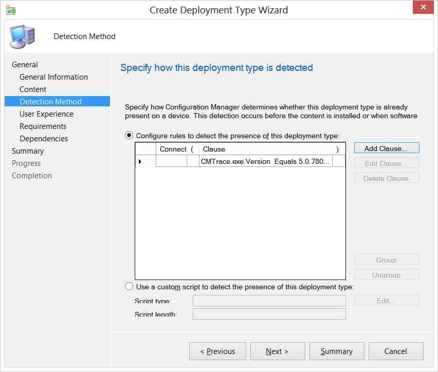CMTrace-Detection Method-Deployment Type