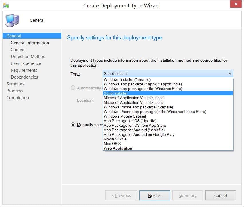 Application Model - CMTrace-Script Installer