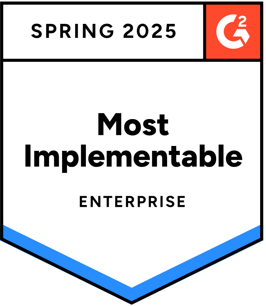 G2 2025 Most Implementable
