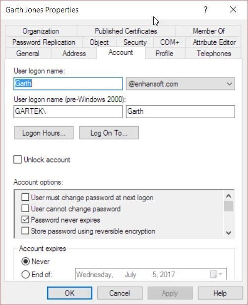 Office Location Details-Account
