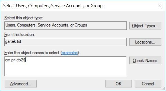 SCCM Reporting Services Point - Check Names SCCM Reporting Services Point - Check Names