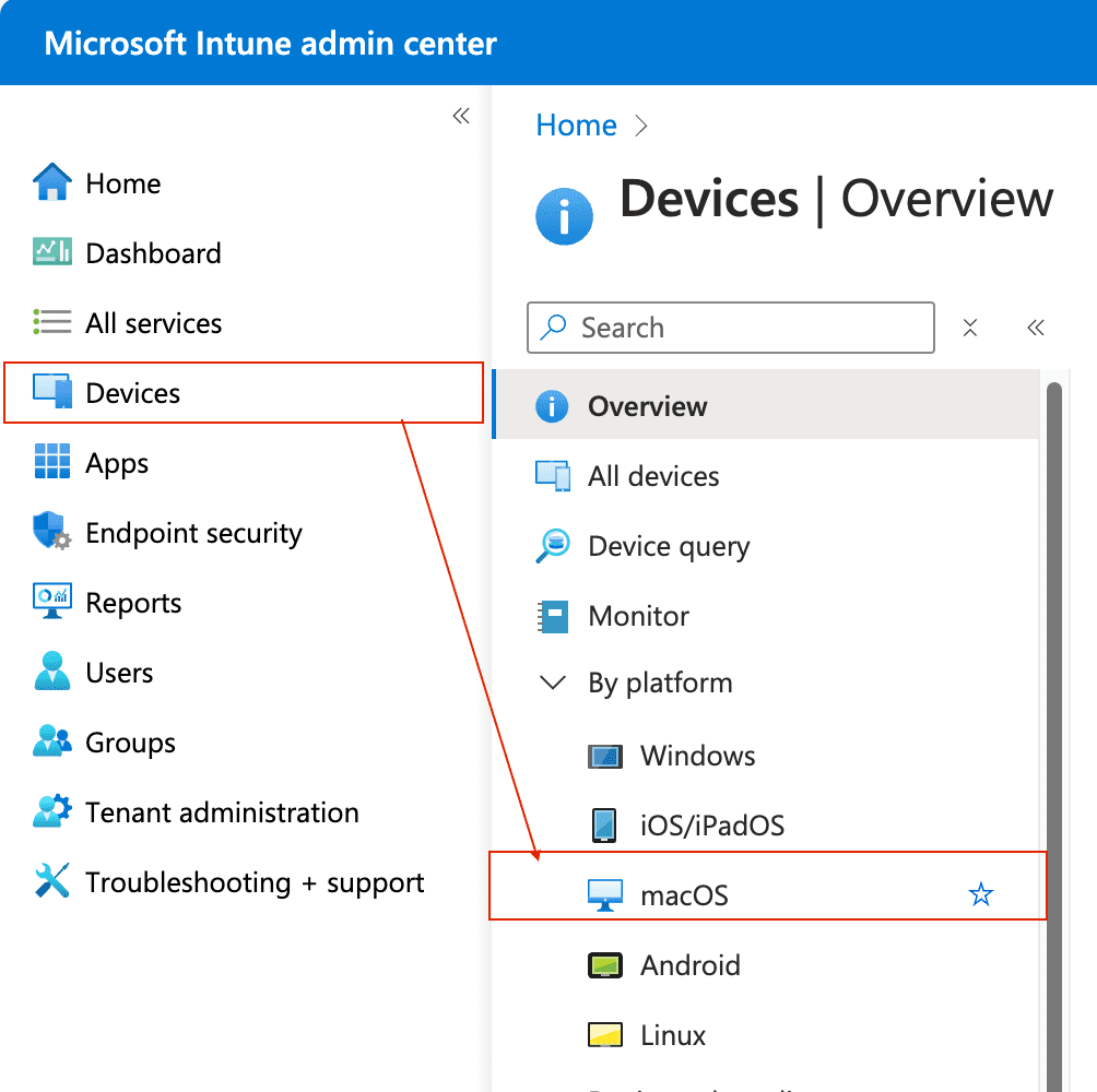 Device Compliance Policy for macOS