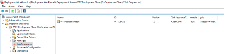 Automate Citrix Images - Task Sequence