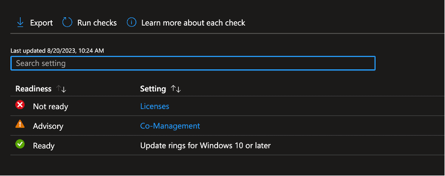 Windows Patching via Intune - Readiness Check