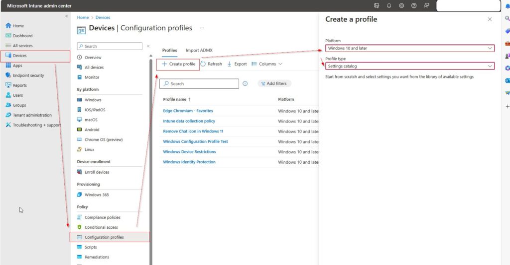 How to set up Windows LAPS with Microsoft Intune - enable LAPS csp