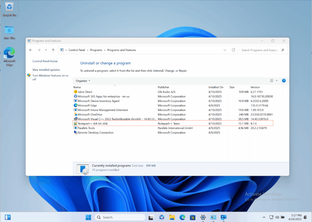 Deploy Notepad++ with Intune