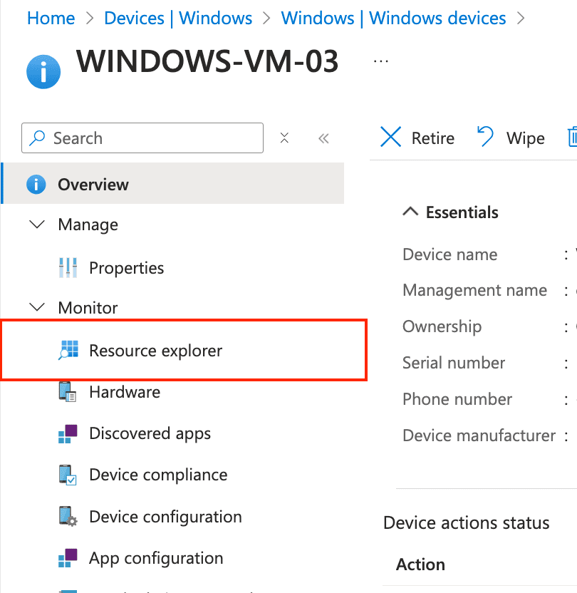 Intune Resource Explorer