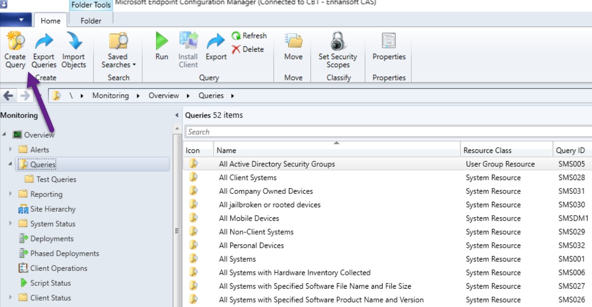 How to Create a Prompted WQL Query