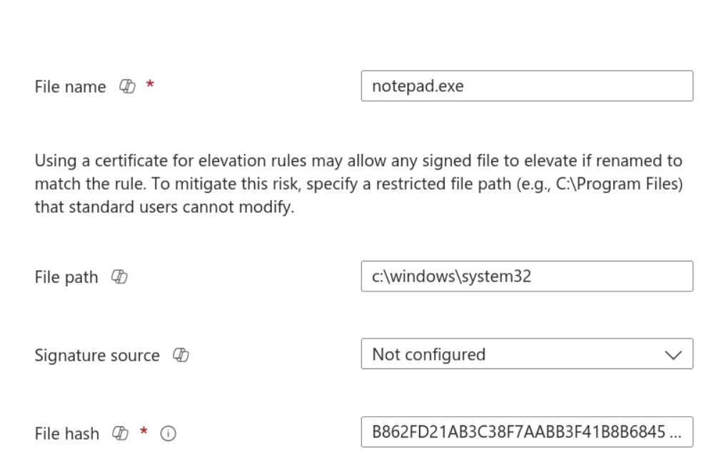 File information