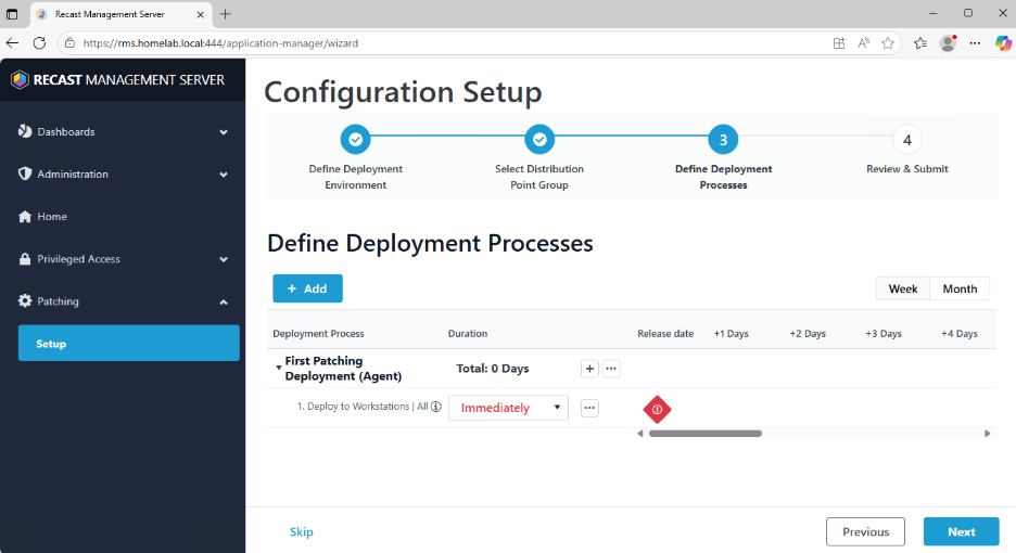 Configuring Right Click Tools Patching - Scheduling