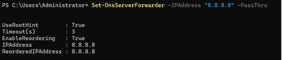 Creating a Domain Controller - Set DNS Server Forwarding