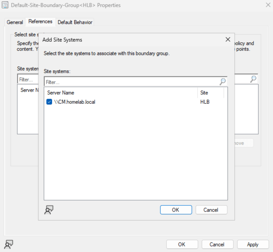 ConfigMgr Settings - Add Site Systems