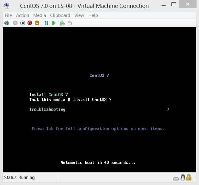How to Install a CentOS 7 Linux Virtual Machine-Install