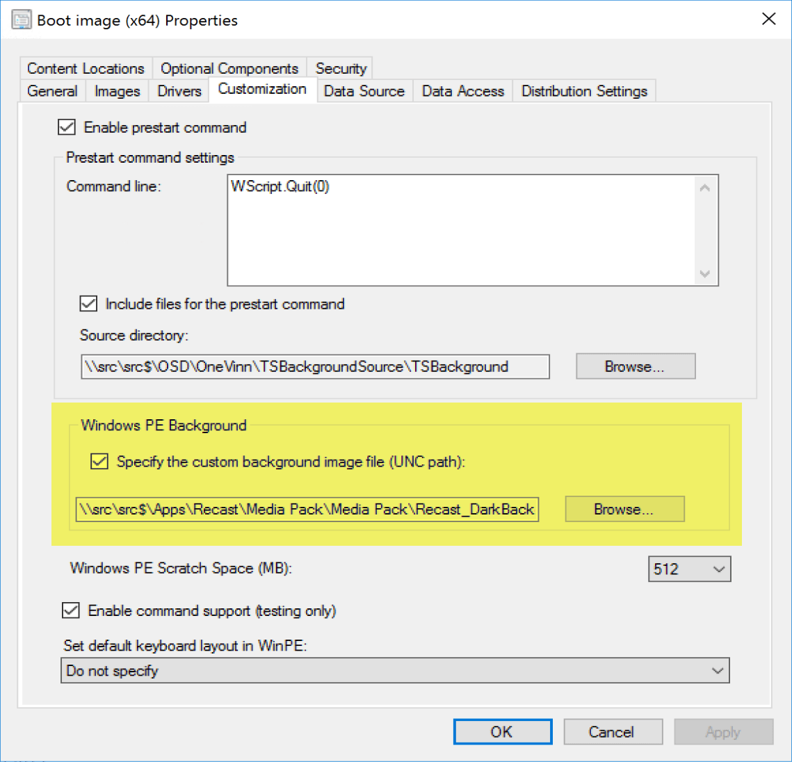 Run Modify Boot Image 12