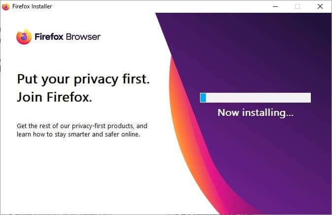 User Installed Software - Firefox Installer