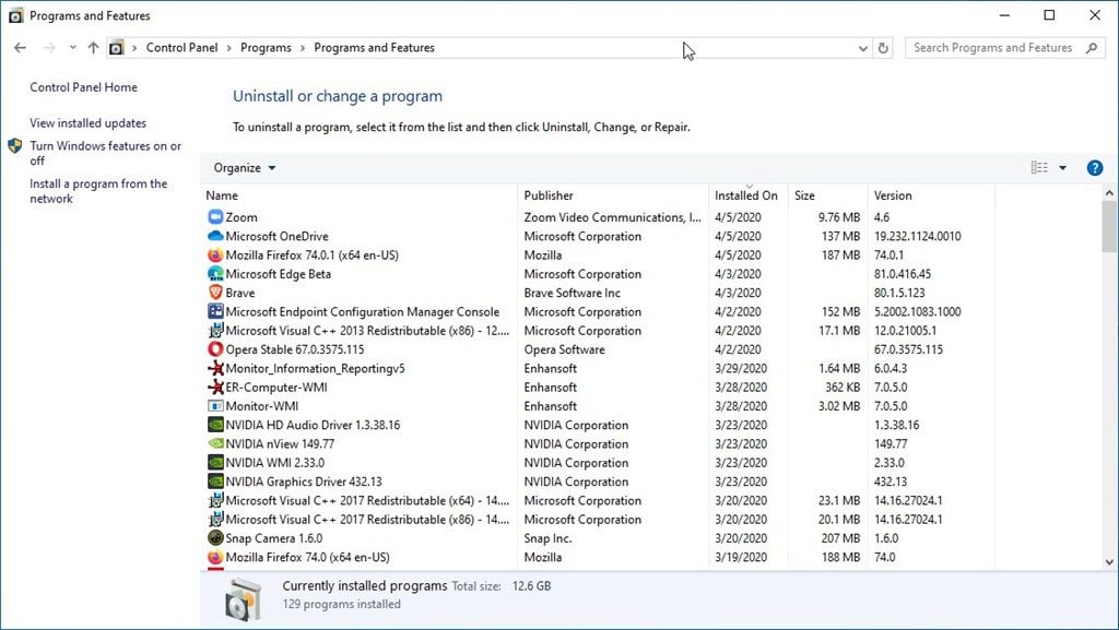 User Installed Software - Morgan ARP