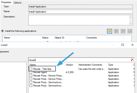 Updated Install Application Properties