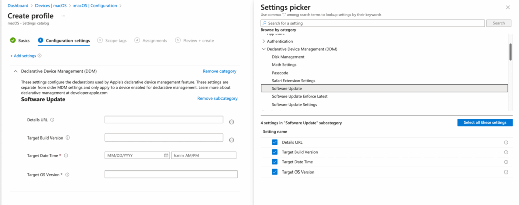 Declarative Device Management - Software Updates