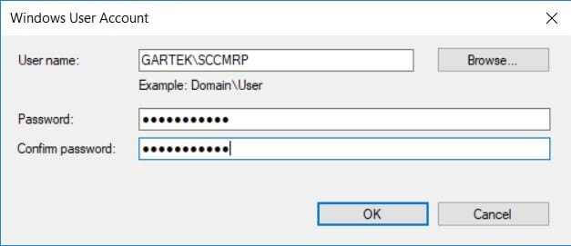 SCCM Reporting Services Point - Password