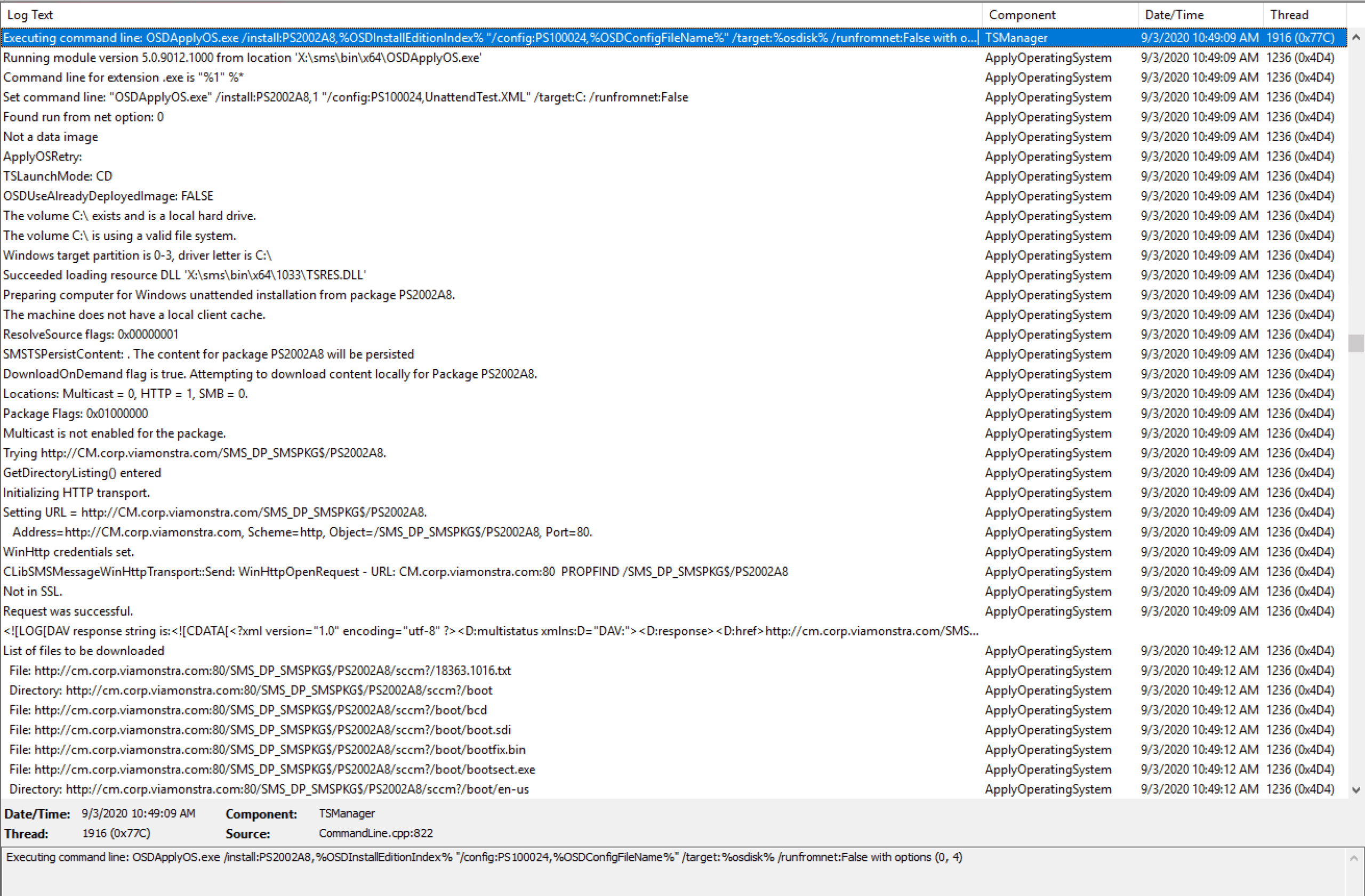 Apply OS Image 13