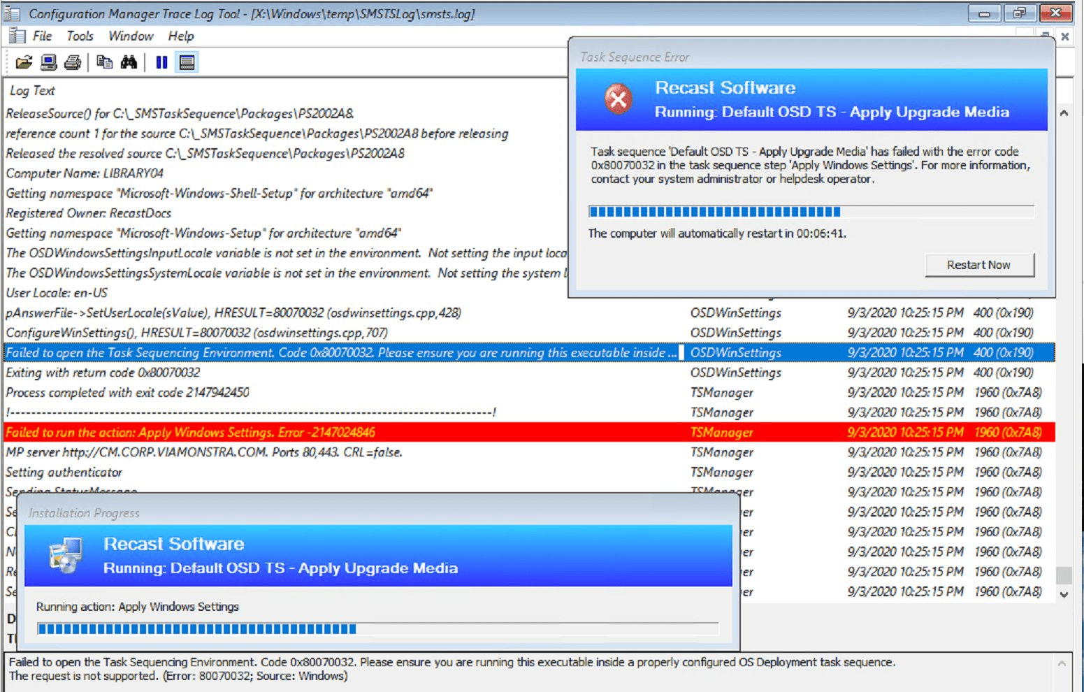 Apply OS Image UM 4