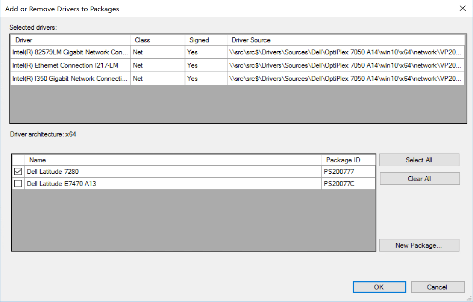 Driver Packages 14