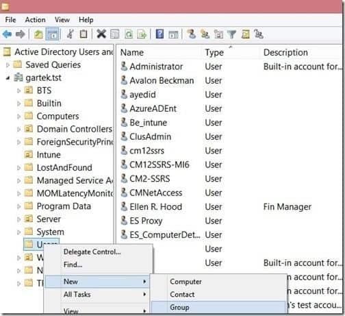 Create a SCCM Report Reader AD Security Group and Import Security Role