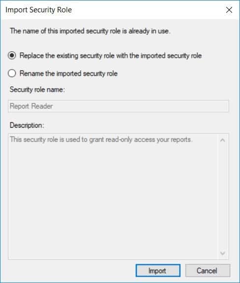 SCCM Report Reader AD Security Group - Import Button SCCM Report Reader AD Security Group - Import Button