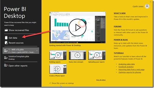 Getting Started with Power BI Desktop and SCCM-Get Data Getting Started with Power BI Desktop and SCCM-Get Data