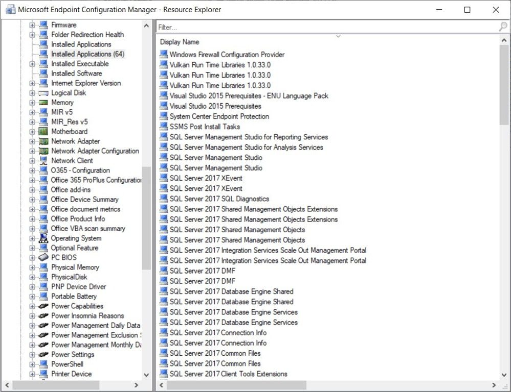 User Installed Software - ARP x64