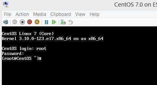 How to Install a CentOS 7 Linux Virtual Machine-Logon How to Install a CentOS 7 Linux Virtual Machine-Logon