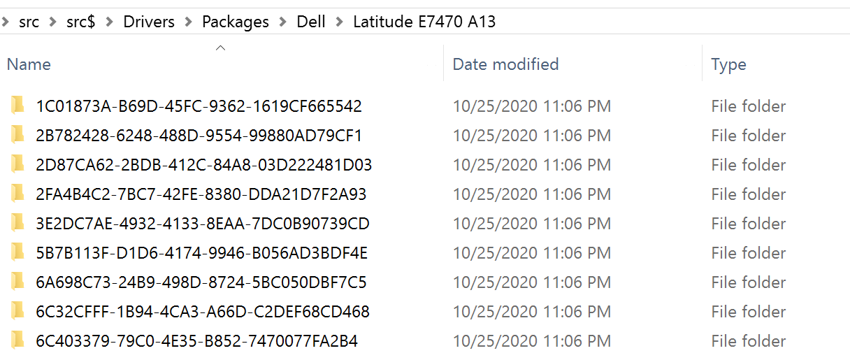 Driver Packages 10