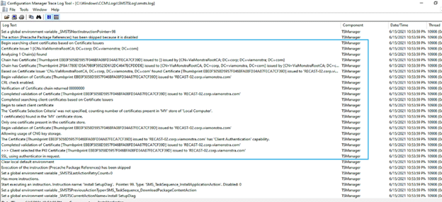 Task Sequence Tip: CMTrace Logging Run PowerShell Script