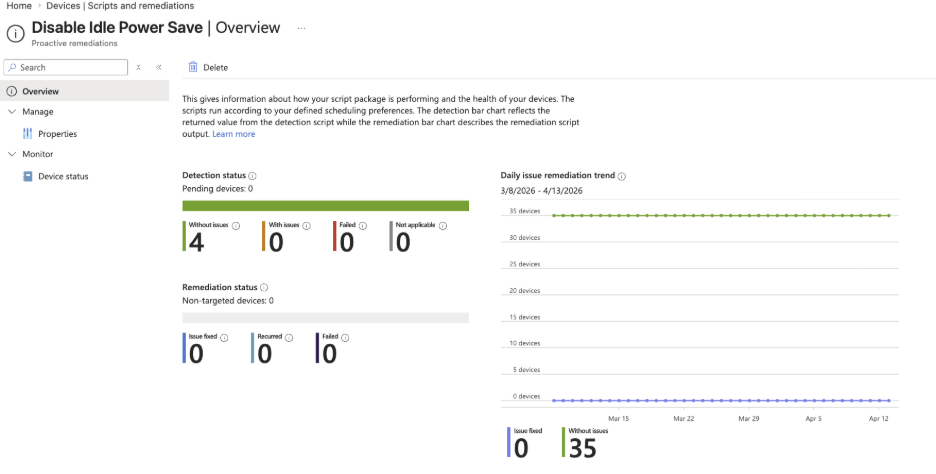 Deploy PowerShell scripts with Intune - Remediation Overview
