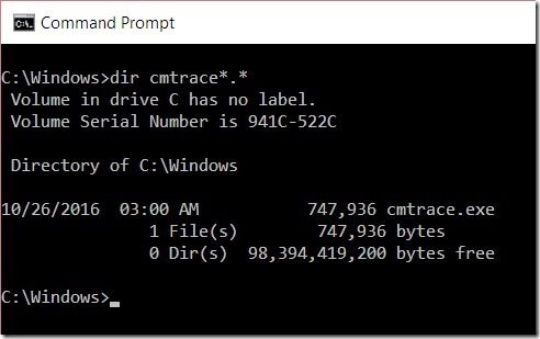 Configuration Manager Deployment Test 2-Command Prompt Command Prompt