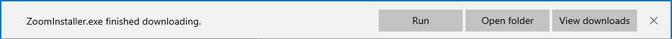 User Installed Software - Zoom Download