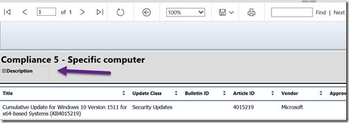 How to Insert a Report Description into a ConfigMgr Report-Closed Description Box