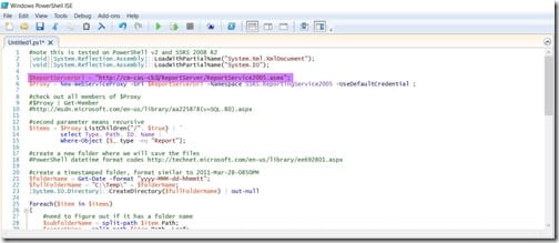 Backup SCCM Reports - Line 5