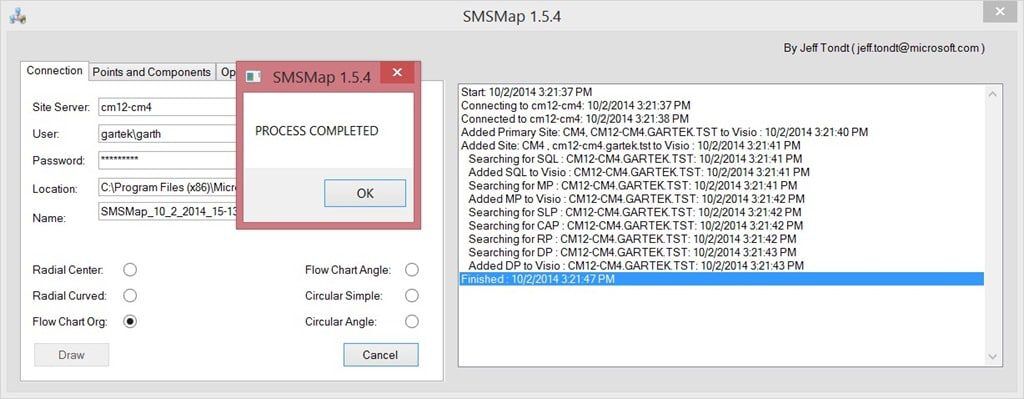 SMSMap-Process Completed SMSMap - Process Completed - Visio Diagram
