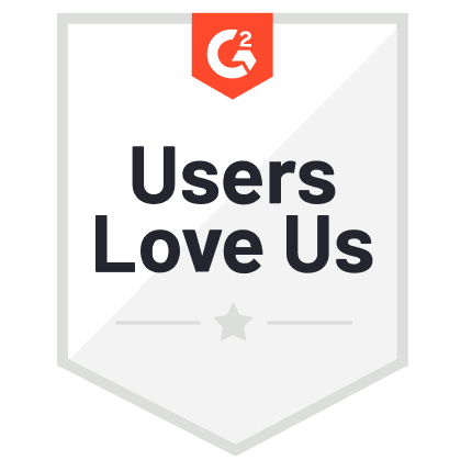 Users Love Us - G2 Award