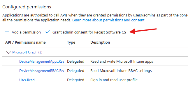 Delete Win32 app dependencies in Intune - Delegated Permissions