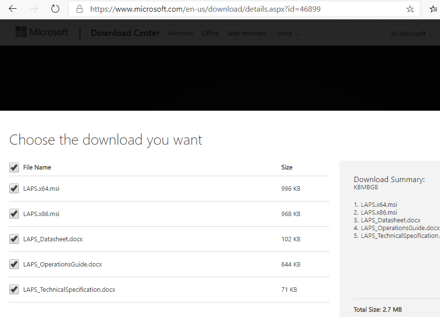 Overview of Microsoft LAPS (Local Administrator Password Solution)