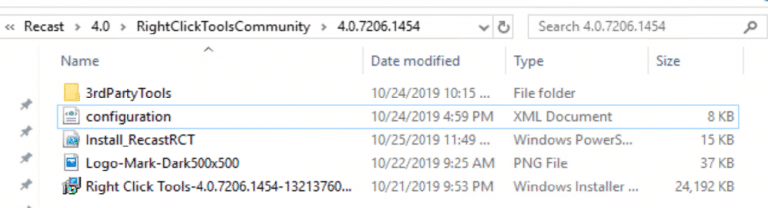 Completed Source Folder:
