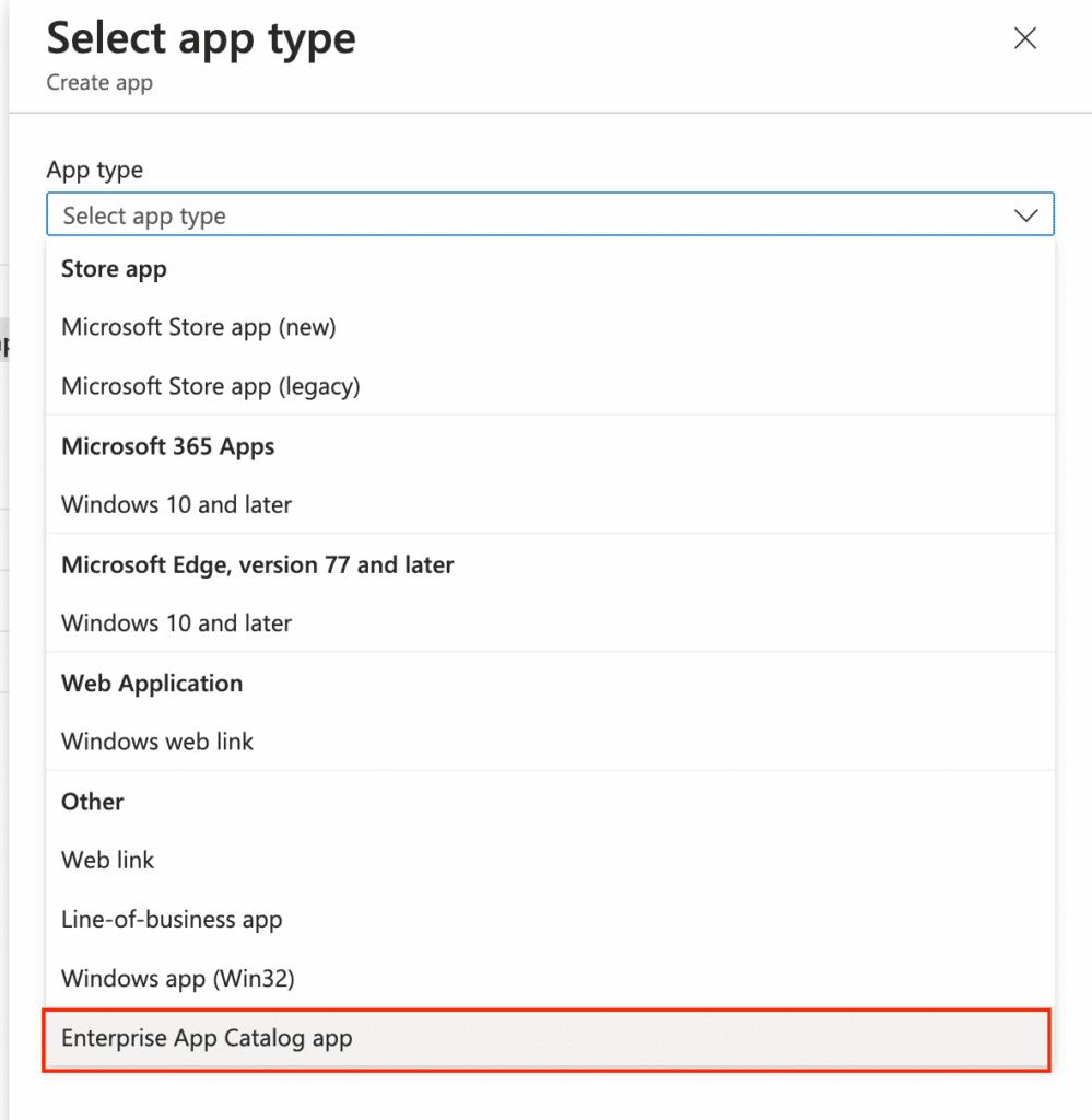 Enterprise App Catalog app - search app