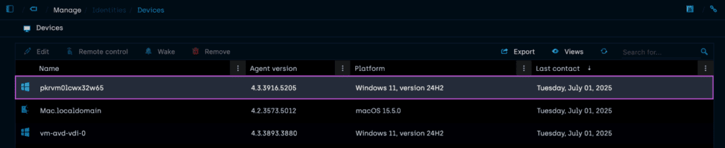 A PowerShell script inside the Packer build installs the Application Workspace agent, registers the VM in a zone, and kicks off deployment.