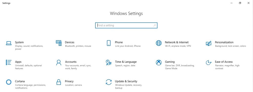 Remove Intune - Windows Settings Remove Intune - Windows Settings