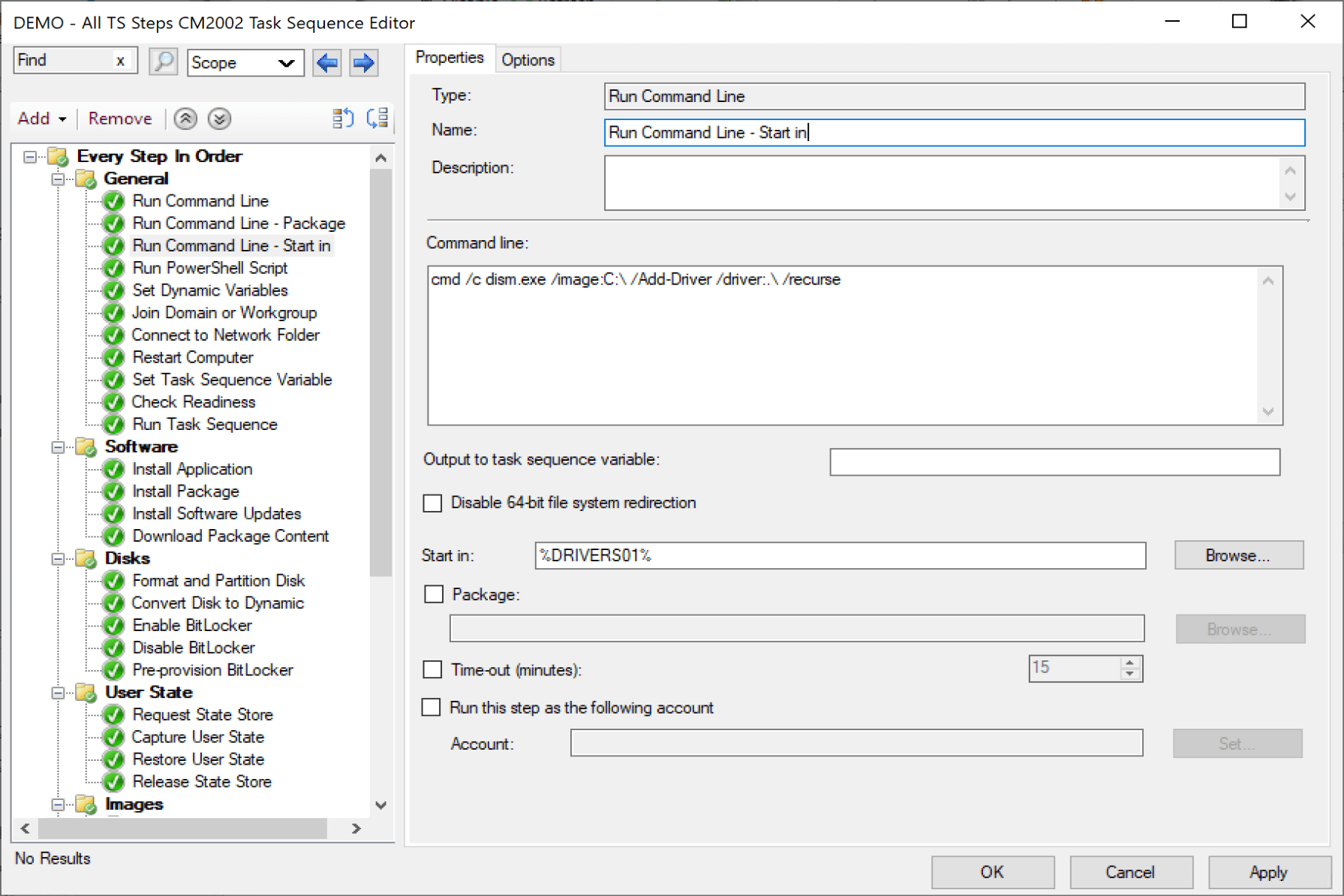 Run Command Line Image 2