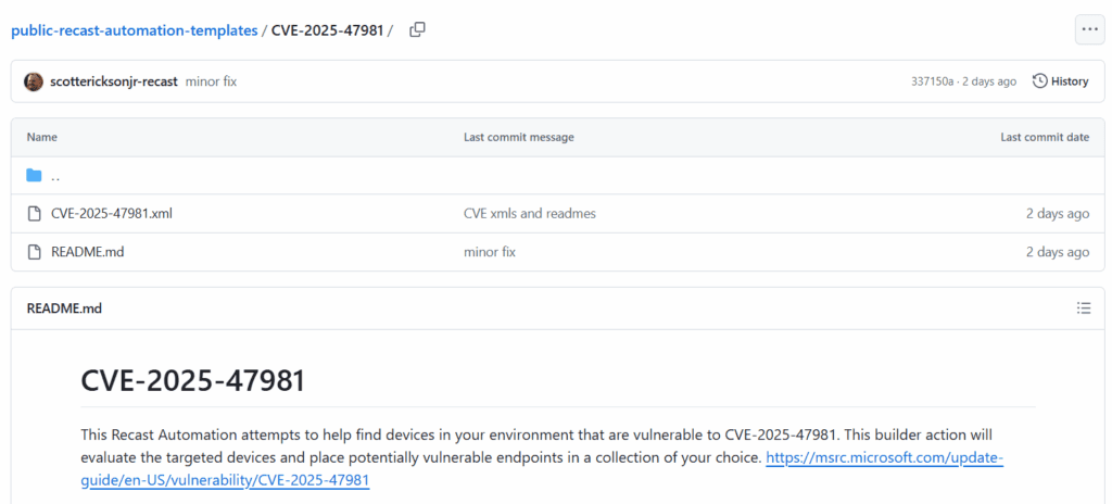 Automate SharePoint CVE Detection and Remediation with Right Click Tools Builder